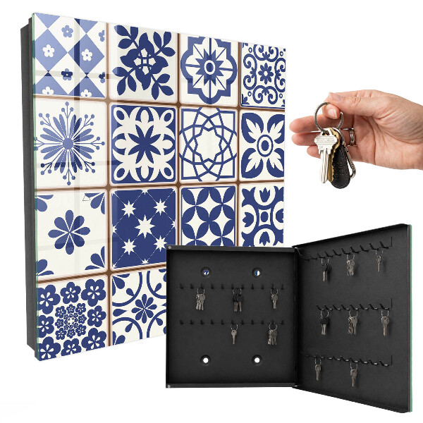 Schlüsselbox im Retro-Mosaik-Design