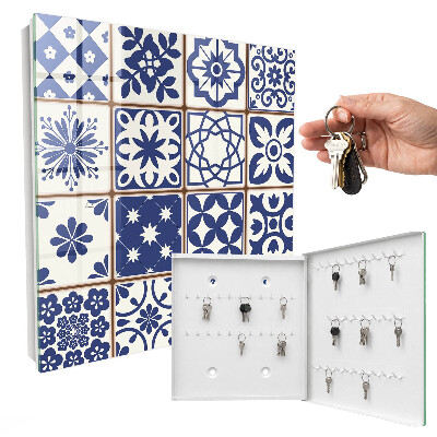 Schlüsselbox im Retro-Mosaik-Design