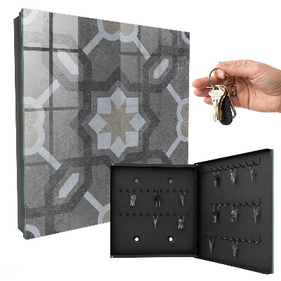Schlüsselbox für die Wand im geometrischen Design