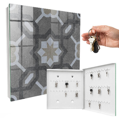 Schlüsselbox für die Wand im geometrischen Design