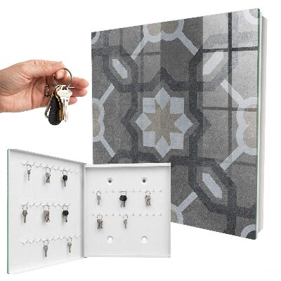 Schlüsselbox für die Wand im geometrischen Design