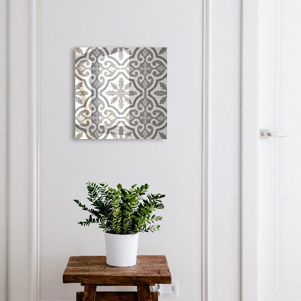 Schlüsselkasten mit geometrischem Muster