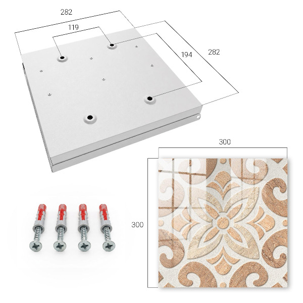 Schlüsselbox in elegantem Beige