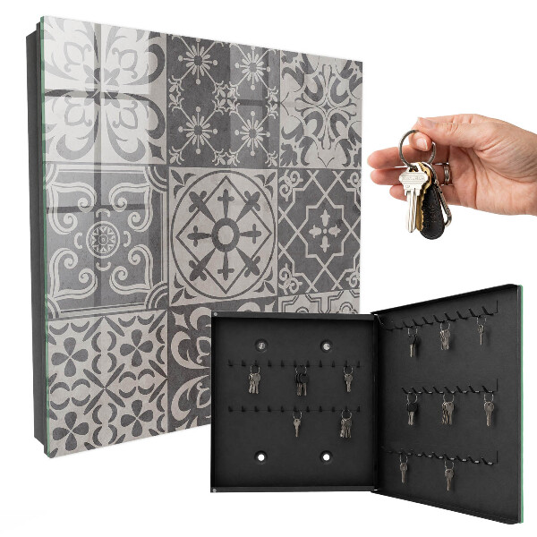 Schlüsselbox für die Wand mit Mosaikmuster