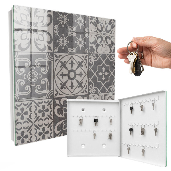Schlüsselbox für die Wand mit Mosaikmuster