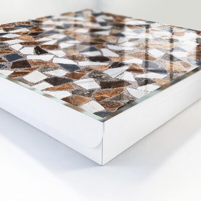 Schlüsselbox mit geometrischem Mosaikmuster