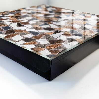Schlüsselbox mit geometrischem Mosaikmuster