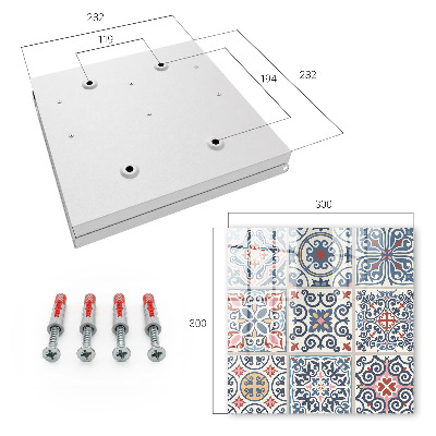 Schlüsselbox mit Mosaikmuster
