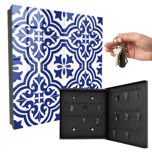 Wand-Schlüsselbox mit geometrischem Design