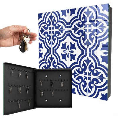 Wand-Schlüsselbox mit geometrischem Design