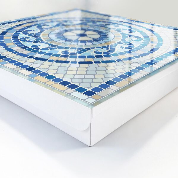 Schlüsselkasten mit geometrischem Mosaik-Design