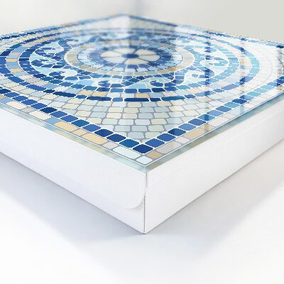 Schlüsselkasten mit geometrischem Mosaik-Design