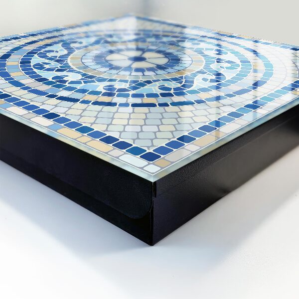 Schlüsselkasten mit geometrischem Mosaik-Design