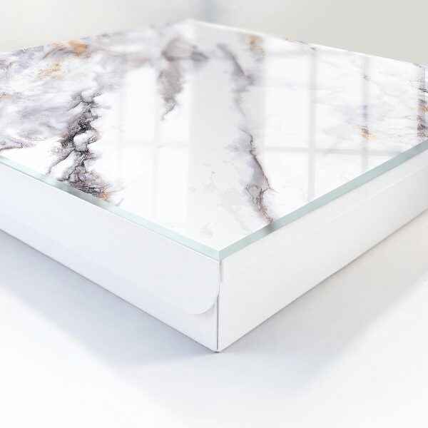 Schlüsselbox zur Wandmontage im Design Marmor-Eleganz