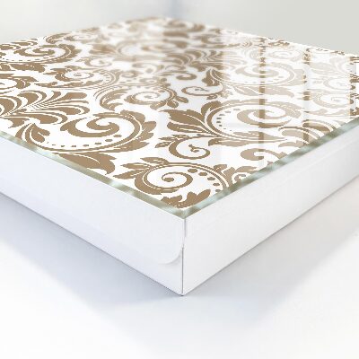 Schlüsselbox mit Blumenschmuck