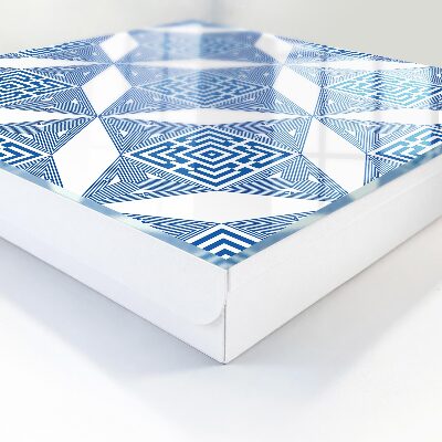 Schlüsselbox mit geometrischem Muster