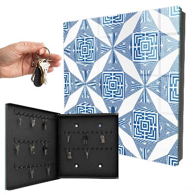 Schlüsselbox mit geometrischem Muster