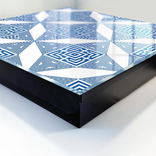 Schlüsselbox mit geometrischem Muster