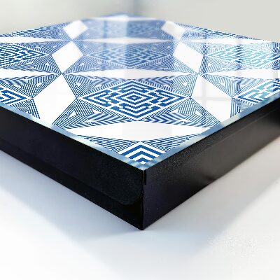 Schlüsselbox mit geometrischem Muster