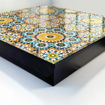 Schlüsselbox zur Wandmontage mit geometrischem Mosaikdesign