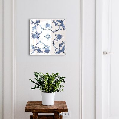 Schlüsselkasten mit Blumenmuster