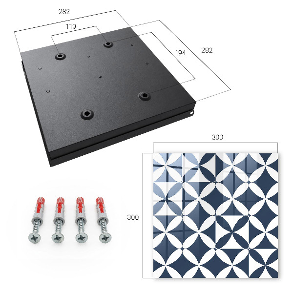 Schlüsselbox zur Wandmontage im geometrischen Design