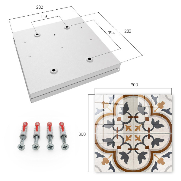 Schlüsselbox in geometrischer Eleganz