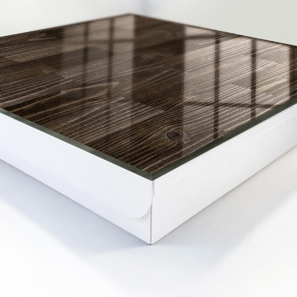 Schlüsselbox für die Wand aus braunem Holz