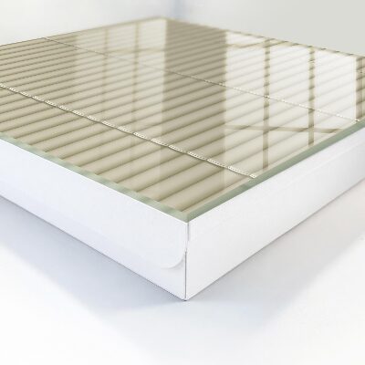 Schlüsselbox in beigem Streifendesign