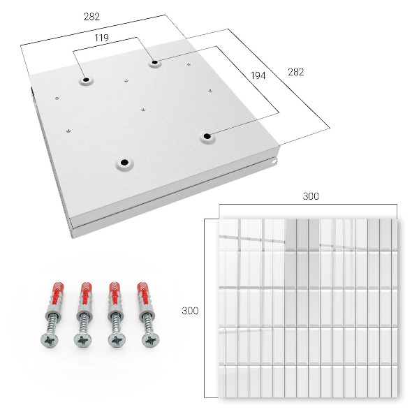 Schlüsselbox für die Wand Design Subtile Geometrie