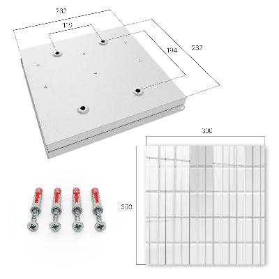 Schlüsselbox für die Wand Design Subtile Geometrie