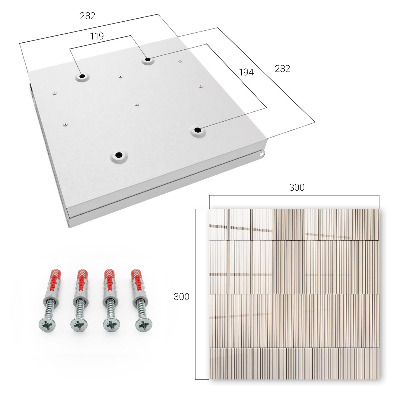 Schlüsselbox im minimalistischen Design
