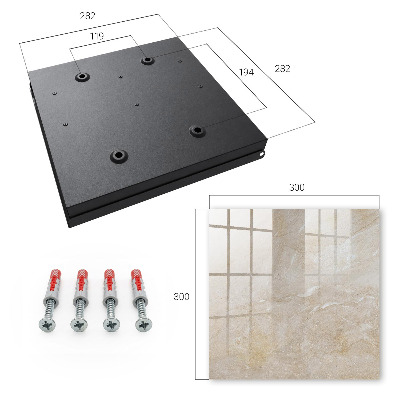 Schlüsselkasten in mineralischer Eleganz