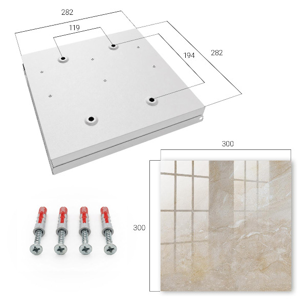 Schlüsselkasten in mineralischer Eleganz