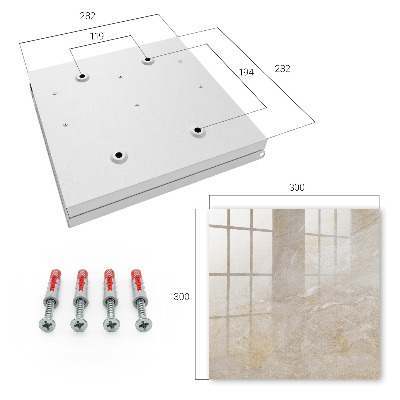 Schlüsselkasten in mineralischer Eleganz