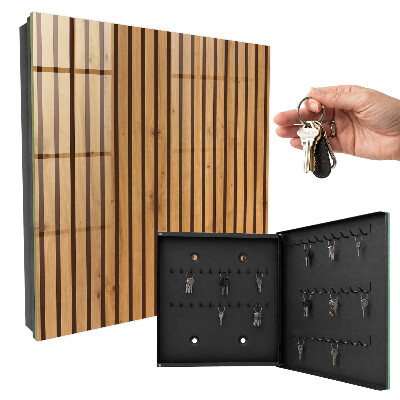 Schlüsselkasten aus Holz zur Wandmontage