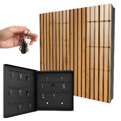 Schlüsselkasten aus Holz zur Wandmontage