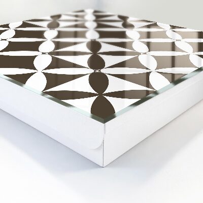 Schlüsselbox für die Wand mit geometrischer Komposition