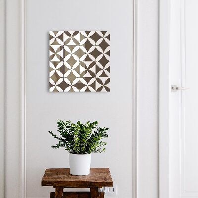 Schlüsselbox für die Wand mit geometrischer Komposition