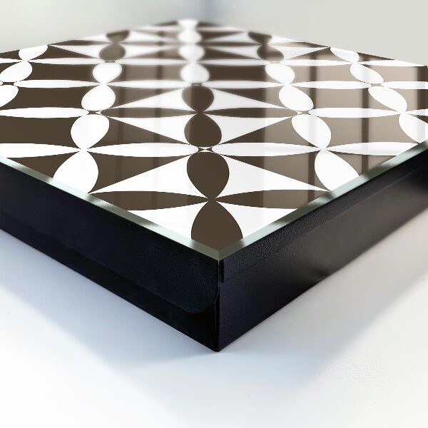 Schlüsselbox für die Wand mit geometrischer Komposition