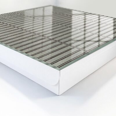 Schlüsselkasten in grauer Fliesenoptik