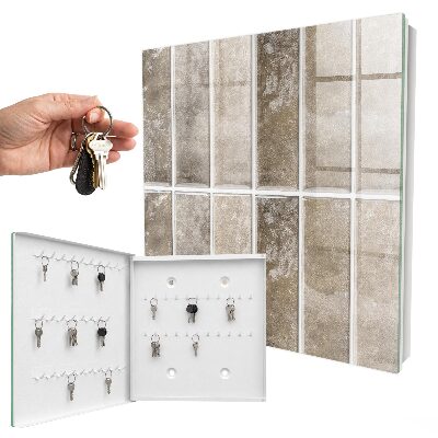 Schlüsselbox zur Wandmontage in eleganter Fliesenoptik