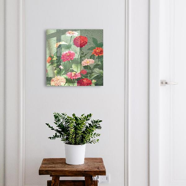 Schlüsselbox für die Wand im Design Blühender Garten