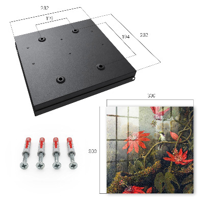 Schlüsselkasten mit Motiv Exotische Natur