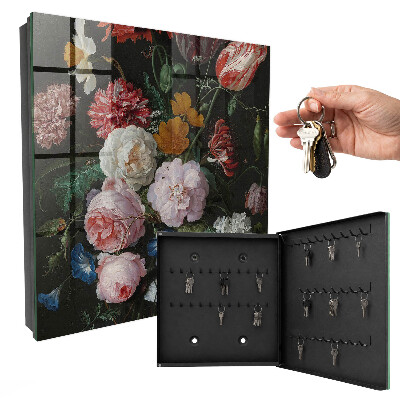 Schlüsselbox mit Motiv Ein Blumenstrauß