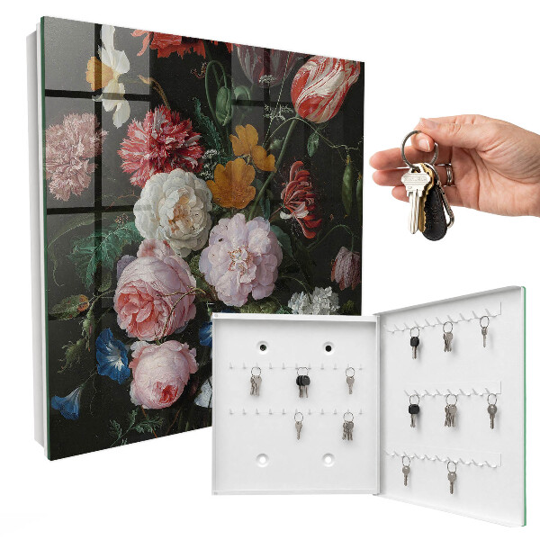 Schlüsselbox mit Motiv Ein Blumenstrauß