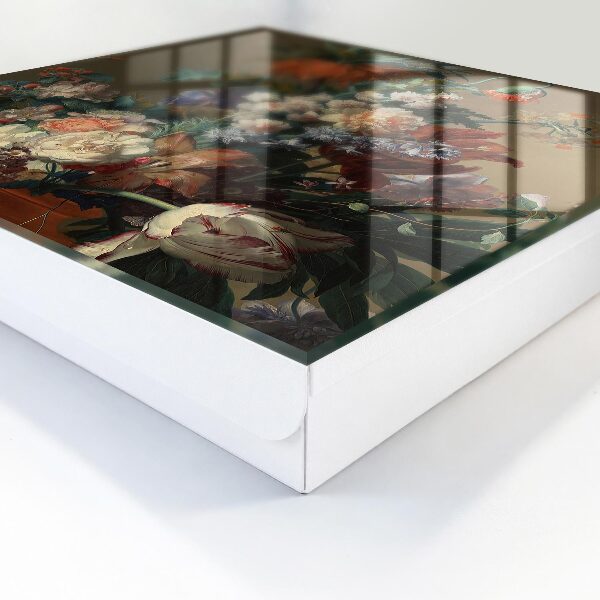 Schlüsselbox für die Wandmontage mit Motiv Ein Blumenstrauß