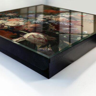 Schlüsselbox für die Wandmontage mit Motiv Ein Blumenstrauß