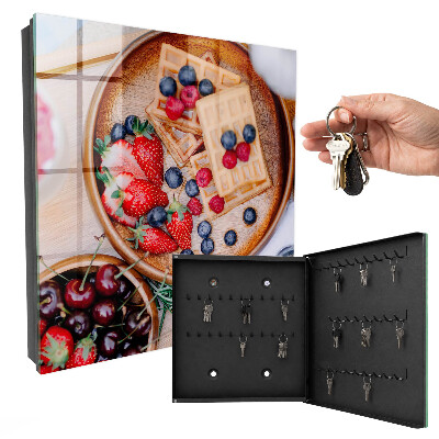Schlüsselkasten mit Obstfrühstück-Motiv