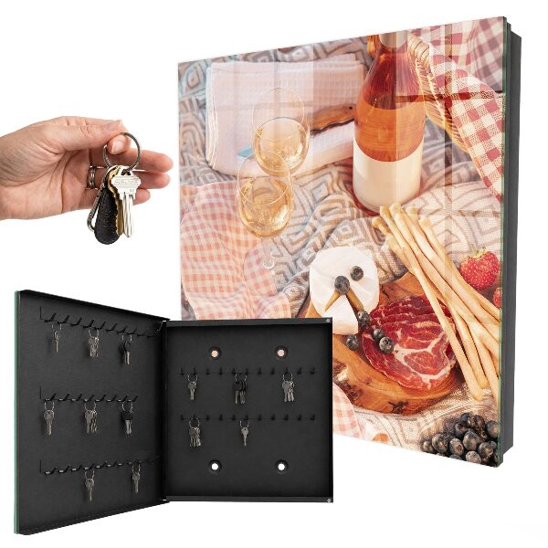 Picknickdecke in einer Schlüsselbox